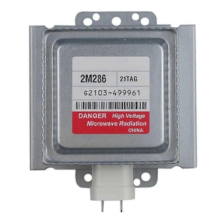 Магнитна контролна тръба за микровълнова фурна 1000W, 2450MHz, сребриста, 93x108мм