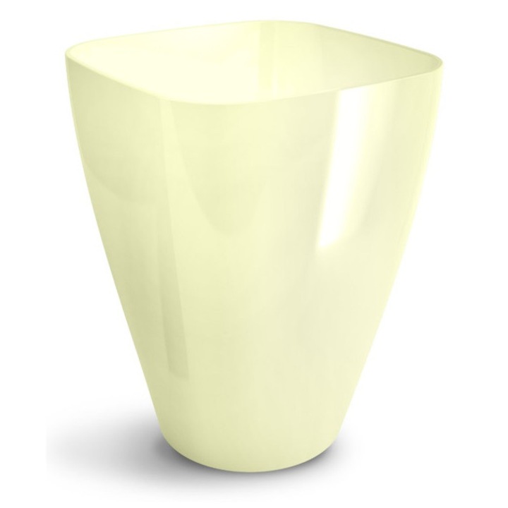 Кашпа Donplast Storczyk Kwadrat OSK 09 PP, Ø9xH13 см, Крем