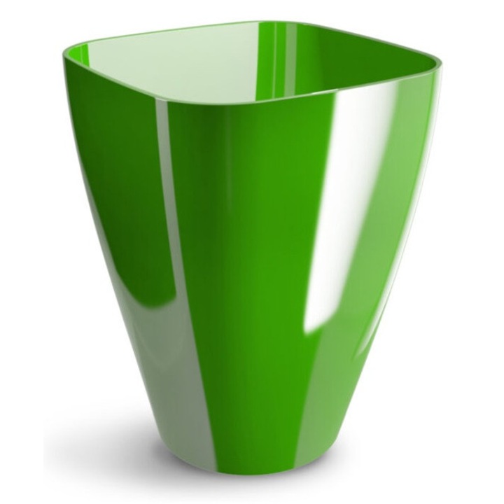 Ghiveci Donplast Storczyk Kwadrat OSK 09 PP, Ø9xH13 cm, Verde