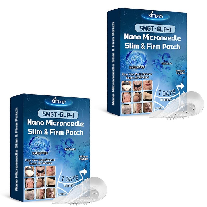 Plasturi Nanos cu Microace, ximonth, tehnologie avansata, design confortabil, 2x4cm, set 2 cutii