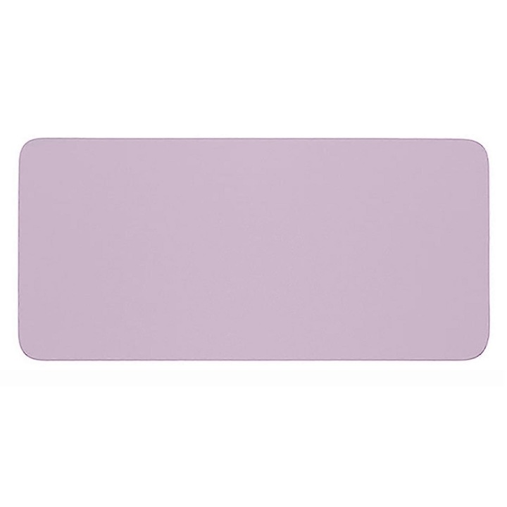 PVC подложка за мишка, неплъзгаща се, водоустойчива, сгъваем дизайн, светло лилава, 60x30см/80x40см