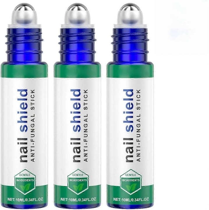 Комплект 3 стика за грижа за ноктите, Хидратиращ, Естествен блясък, 10 мл
