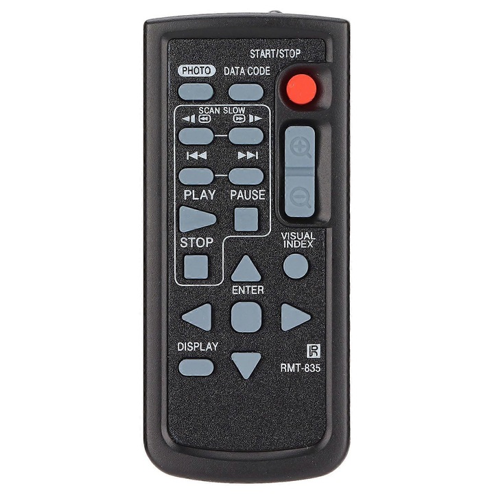 Telecomanda de inlocuire RMT-845 pentru camera video, material ABS, compatibilitate extinsa