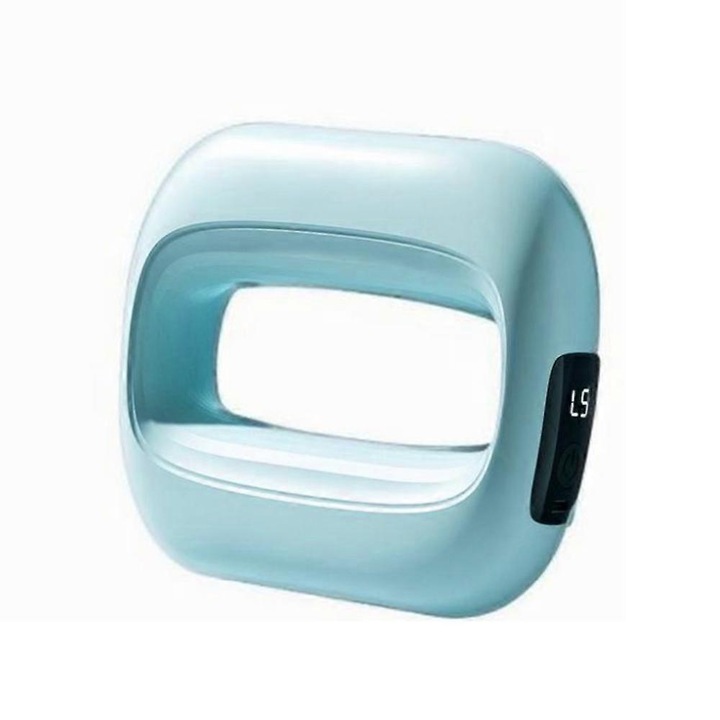 Inel de masaj pentru talie, masaj cu vibratii, albastru, 12x43x14.4cm