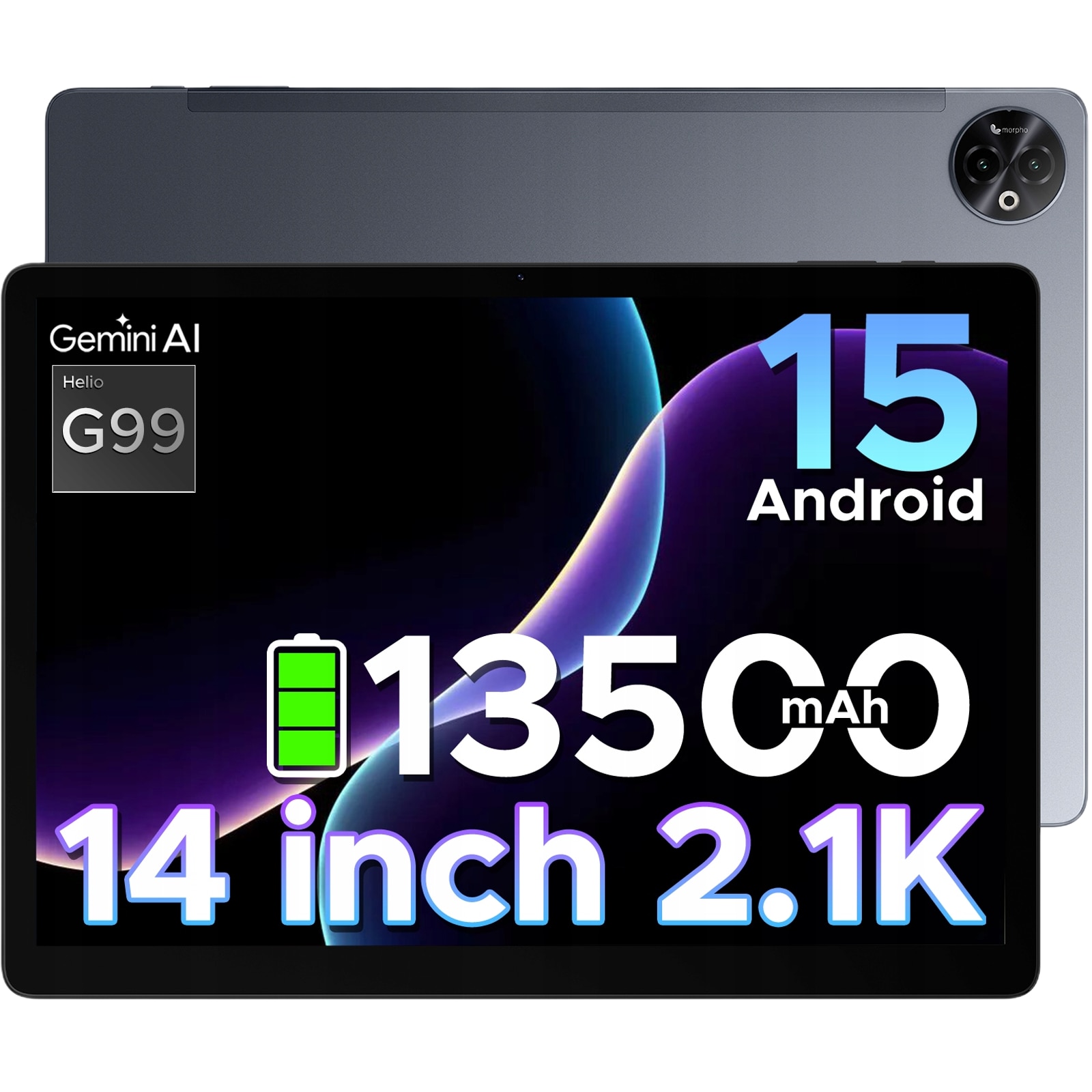 DOOGEE Tab E3 Max 32GB・256GB 14インチ 大画面 DOOGEE Tab E3 Max - Android 15 Smart Tablet | Large Screen + Ultra