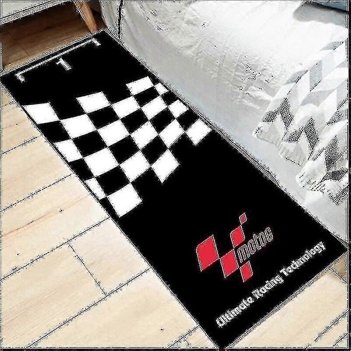 Подложка за мотоциклет, 50x160 см, неплъзгаща се, плътен дизайн, за декорация на дома