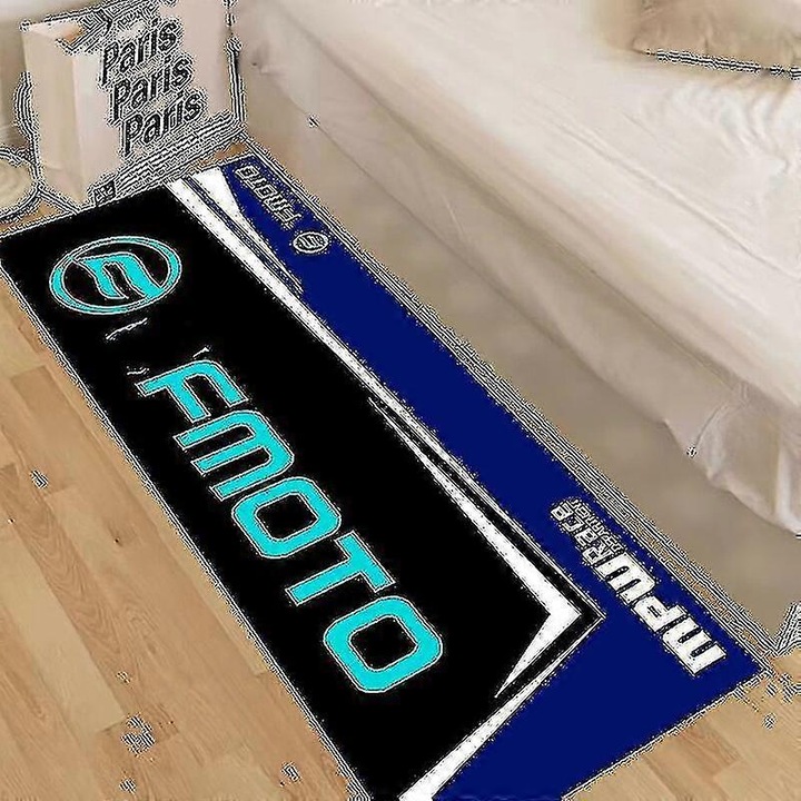 Килимче за излагане на мотоциклети, 50x160см, неплъзгащо се, здрав дизайн, за декорация на дома