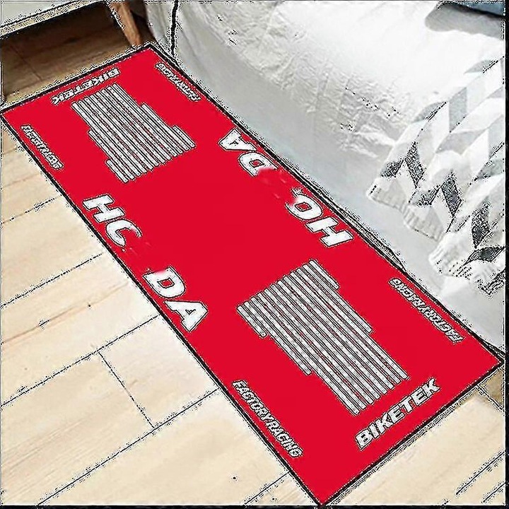 Постелка за излагане на мотоциклети, 50x160см, неплъзгаща се, солиден дизайн, за декорация на дома