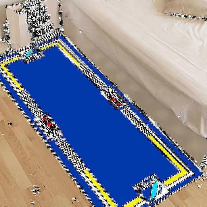 Подложка за мотоциклет, противоплъзгаща, 50x160 см, плътен дизайн, многоцветна