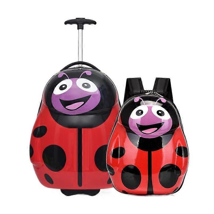 Комплект детска количка 2023, 3D дизайн, яйчени колелца, включена раница, многоцветна, различни размери.