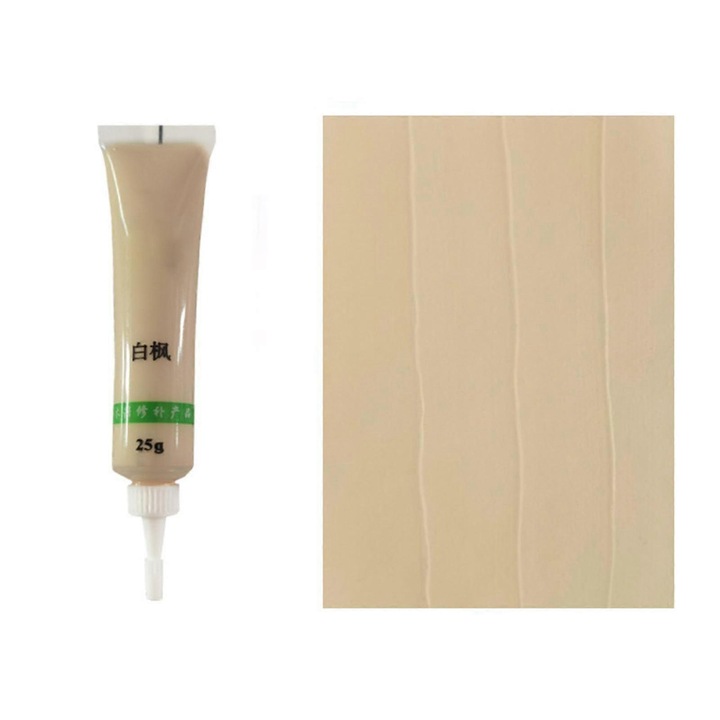 Pasta de reparare a mobilei, 25g, alb, set