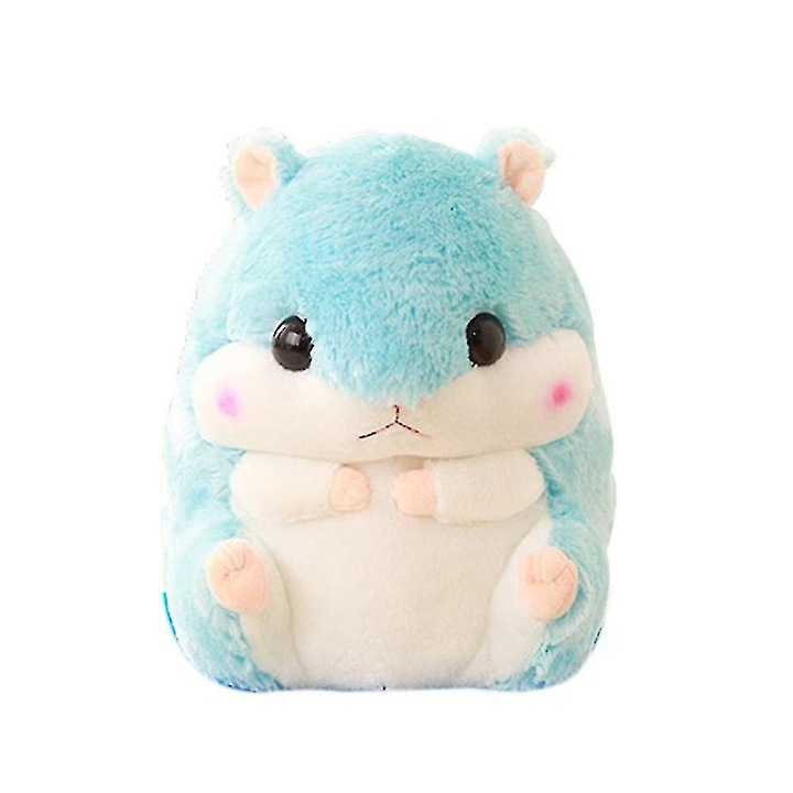 Jucarie de plus Hamster cu patura, 50x30cm, 100x170cm, design dragut, multicolor