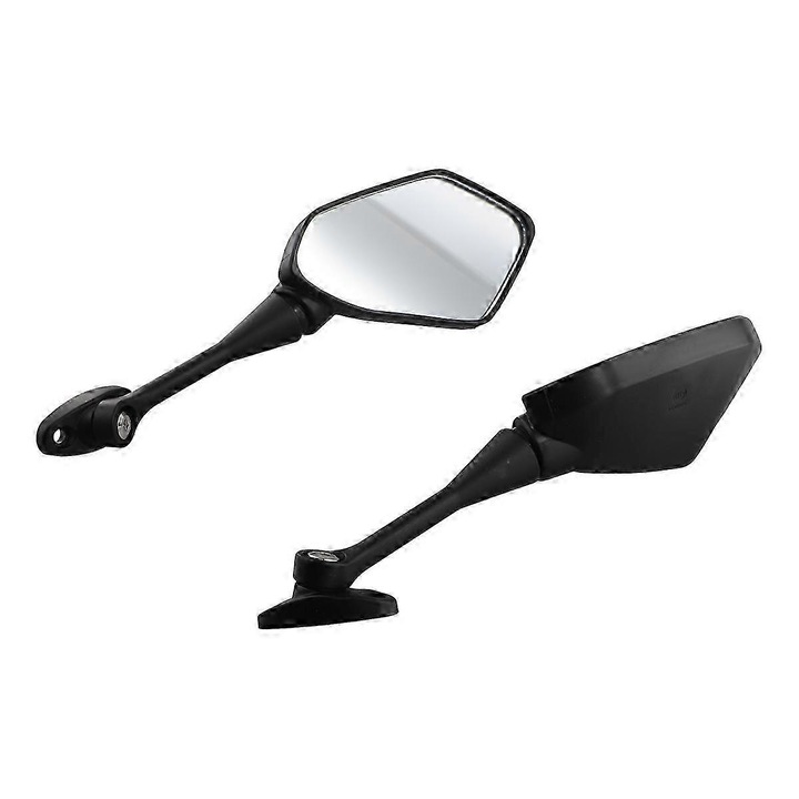 Oglinzi retrovizoare pentru motocicleta, set 2 bucati, negru, din aluminiu si plastic, pentru Honda CBR 600 F4 F4I 1999-2006, CBR900 CBR919 CBR929 1998-2003