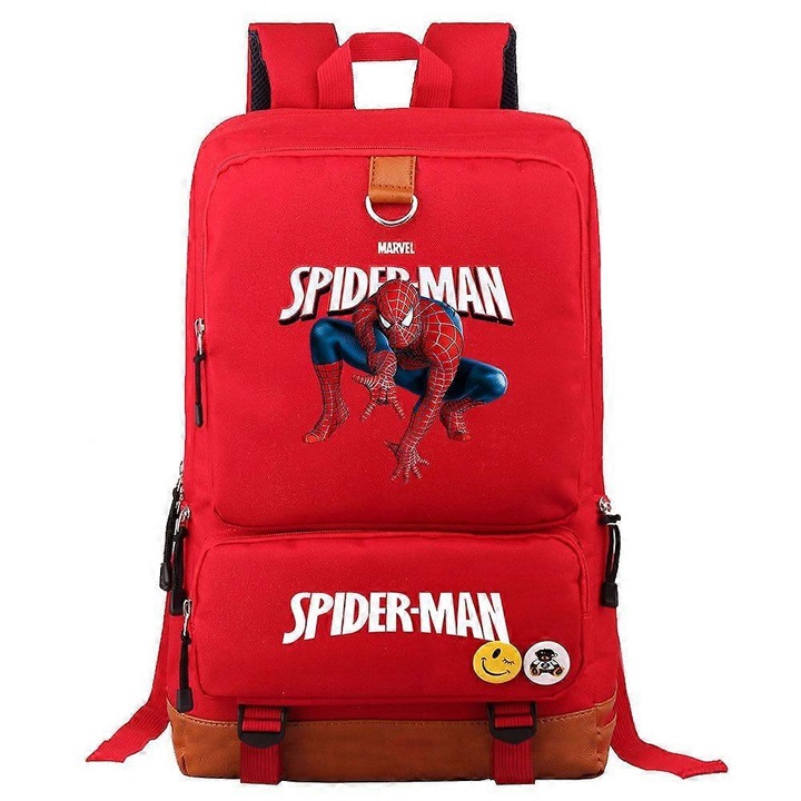 Hátizsák, 30x15x44cm, 2 elülső zseb, laptoptartó rekesz, piros