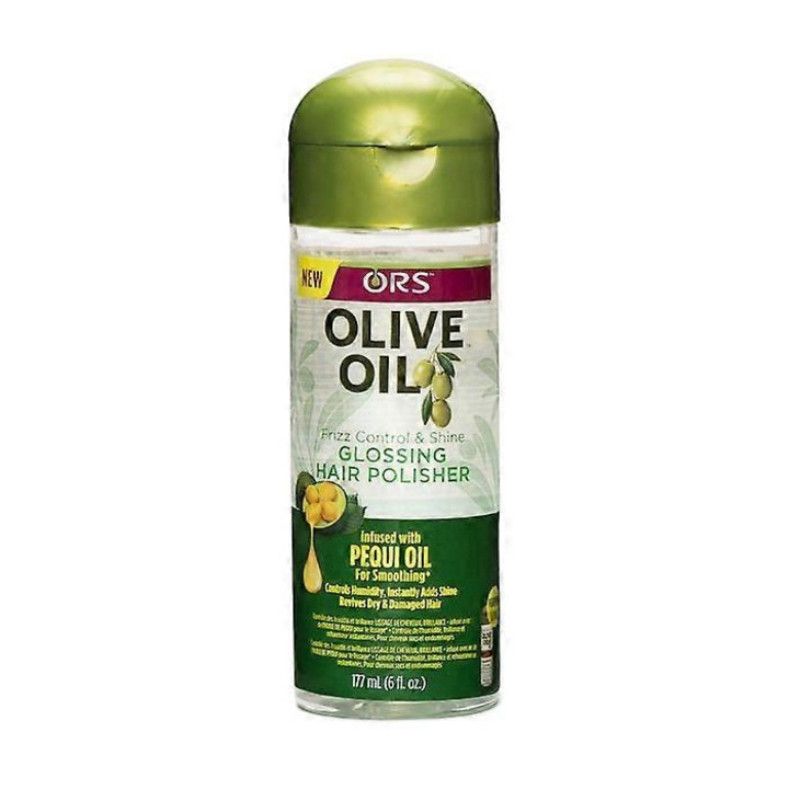 Ceara de par ORS Olive Oil Glossing, 177ml, pentru par natural si relaxat, control frizz, stralucire.