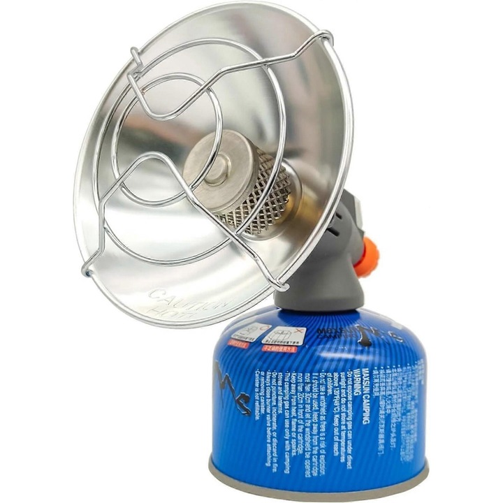 Incalzitor de cort 2025, 4.300 Btu, portabil 2 in 1, gaz, pentru camping, exterior, iarna