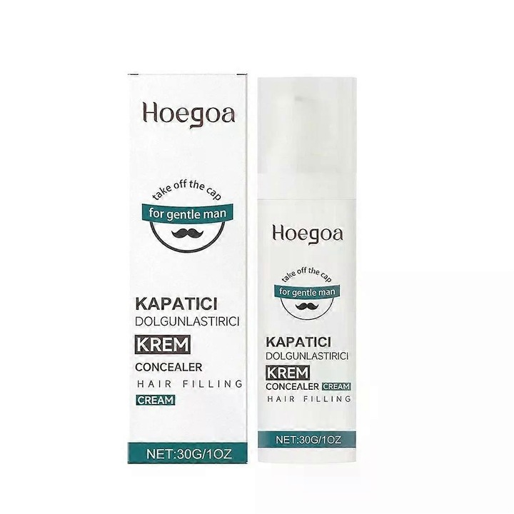 Vopsea de par, Hoegoa, 30g, pentru par subtire, waterproof, set 3 bucati