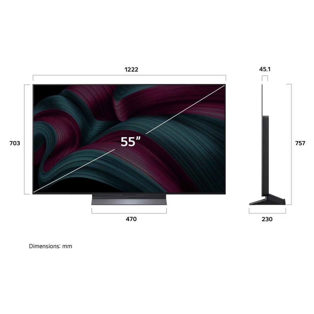 Televizor OLED LG 139 cm 55" OLED55C58LA, Ultra HD 4K, Smart TV, WiFi, CI+