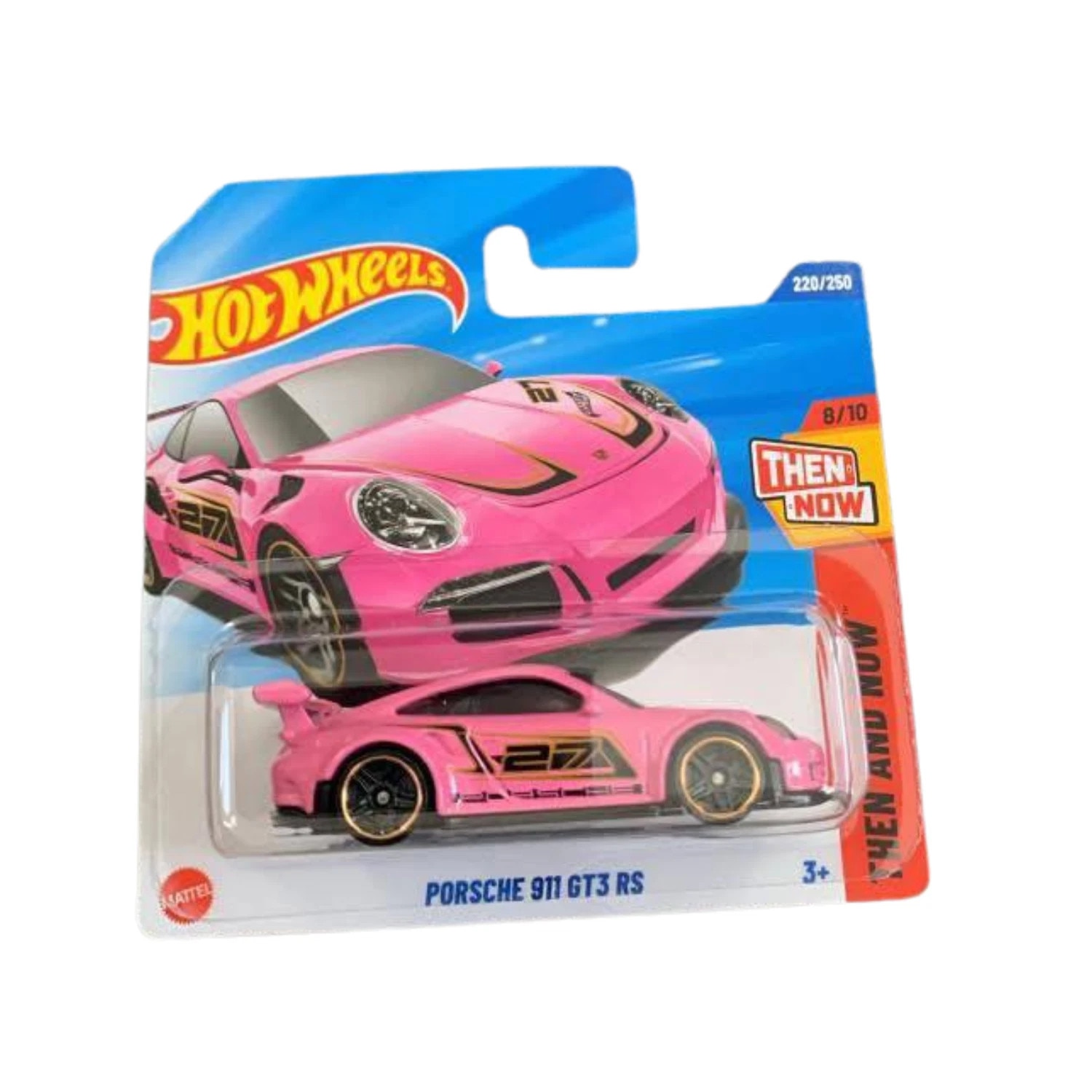 Masina de colectie Hot Wheels Porsche 911 GT3 RS Roz, 1:64, seria