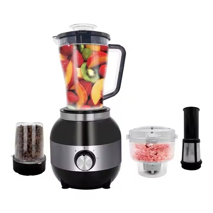 Blender Multifunctionala, 1200W - 1, 8L, Negru/Argintiu