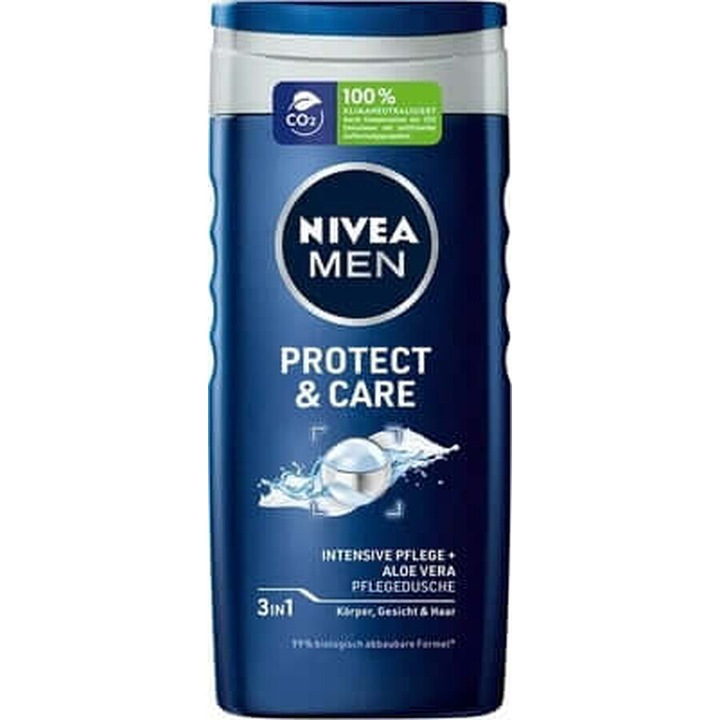 Душ гел за мъже, Nivea Men Protect & Care, 500 мл