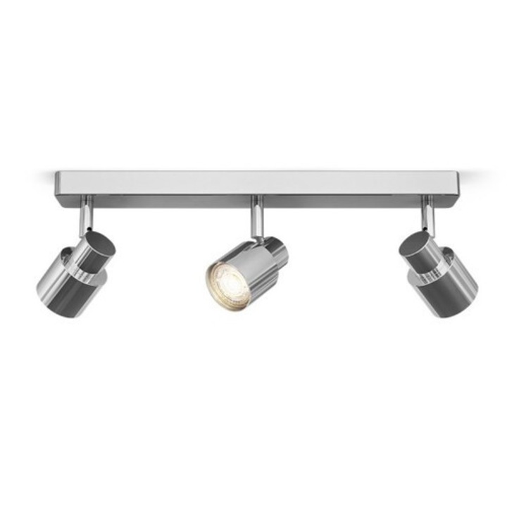 Rendl R13704 LINN, Spot de baie IP44 sticlă opal/crom, GU10