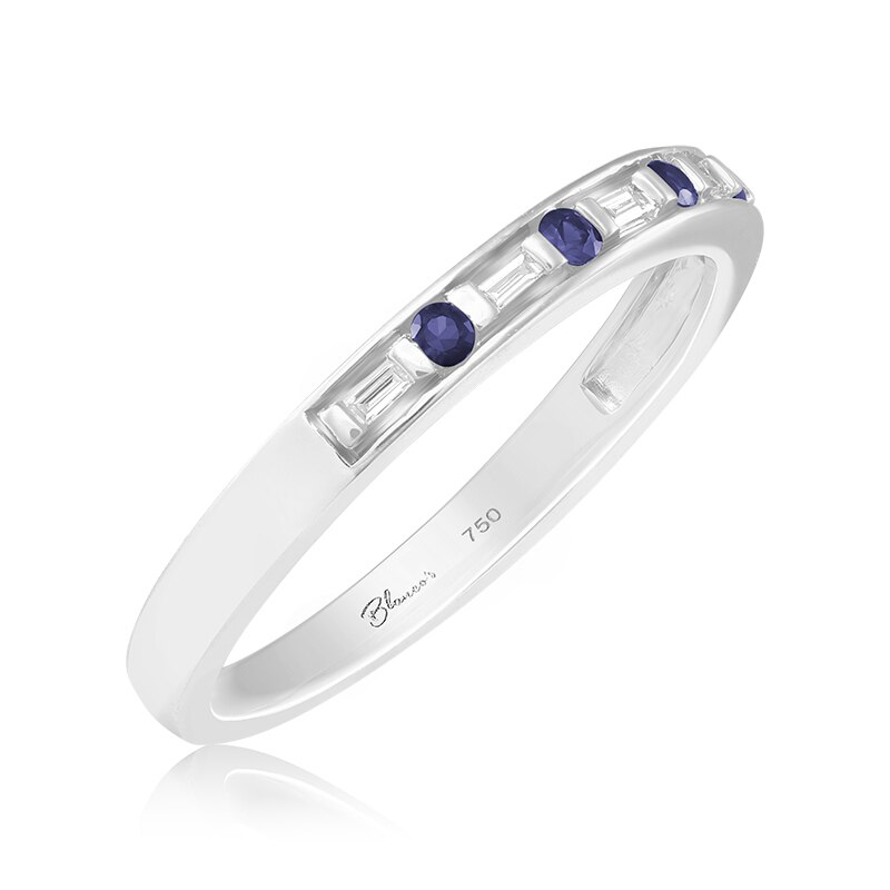 Inel Aur 18k Diamante, Safire DERUVO, RAMR02676-W50, Marime 50
