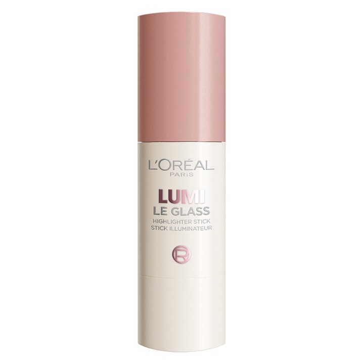 Baton iluminator multifunctional L'Oreal Paris Lumi Le Glass 620 Glassy Pink Ballet, 5 gr