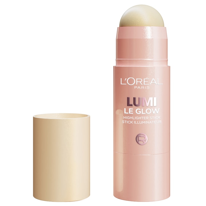 Baton iluminator multifunctional L'Oreal Paris Lumi Le Glow 635 Glowy Golden Couture, 6.5 gr