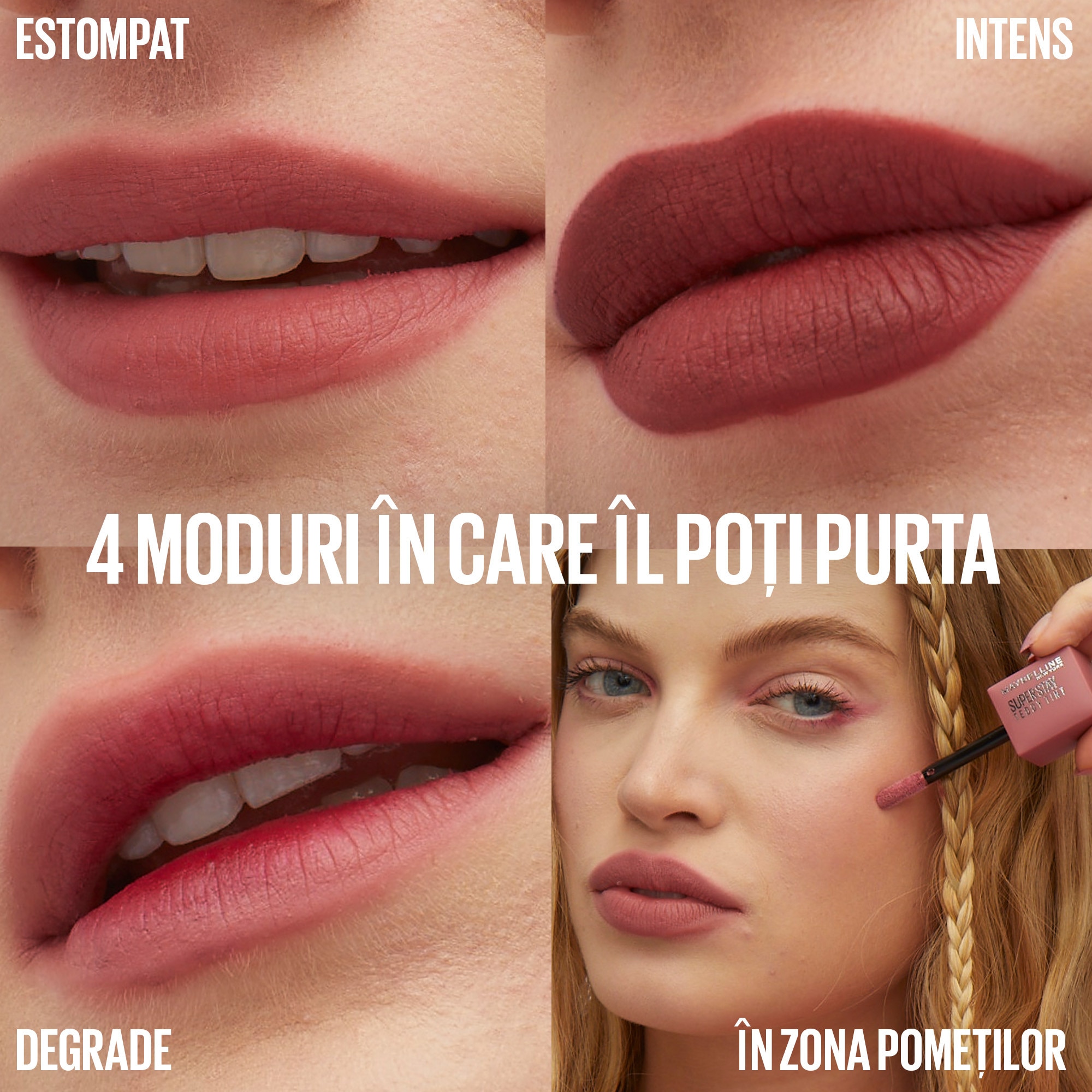 Ruj lichid mat Maybelline New York Superstay Teddy Tint, 40
