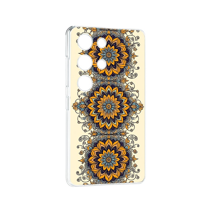 Husa telefon cu model Mandala – Design 1 – Samsung Galaxy Seria A și S (A04–A55, S21–S25)