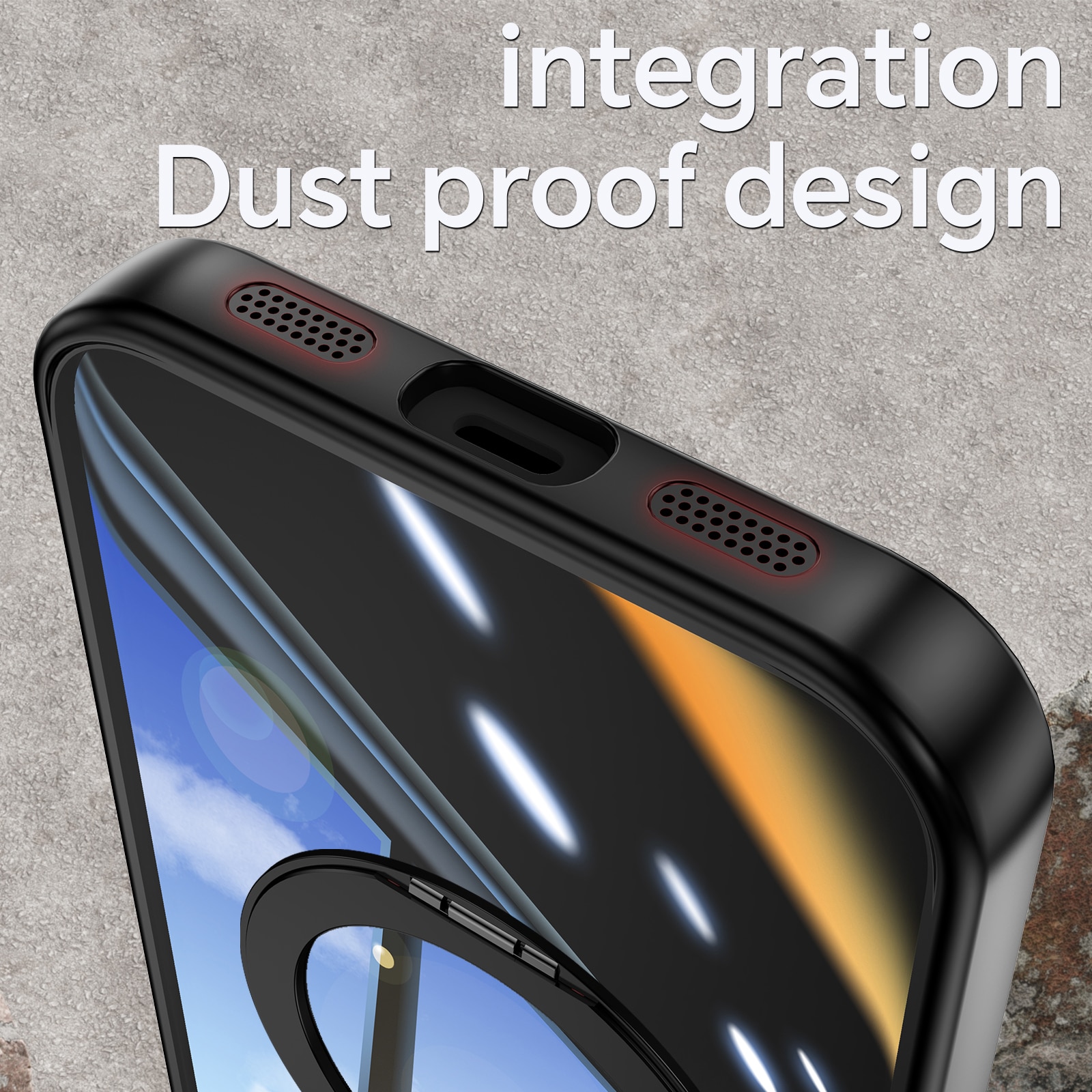 Husa pentru telefon, compatibila cu Google Pixel 10/10 Pro, suport pentru incarcare wireless, Negru