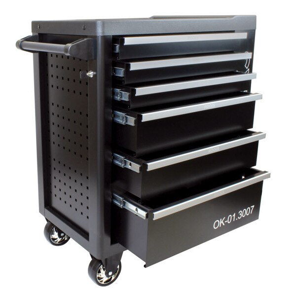 Dulap de scule Rocks, 387 piese, negru, 86, 5x46x98cm - eMAG.ro
