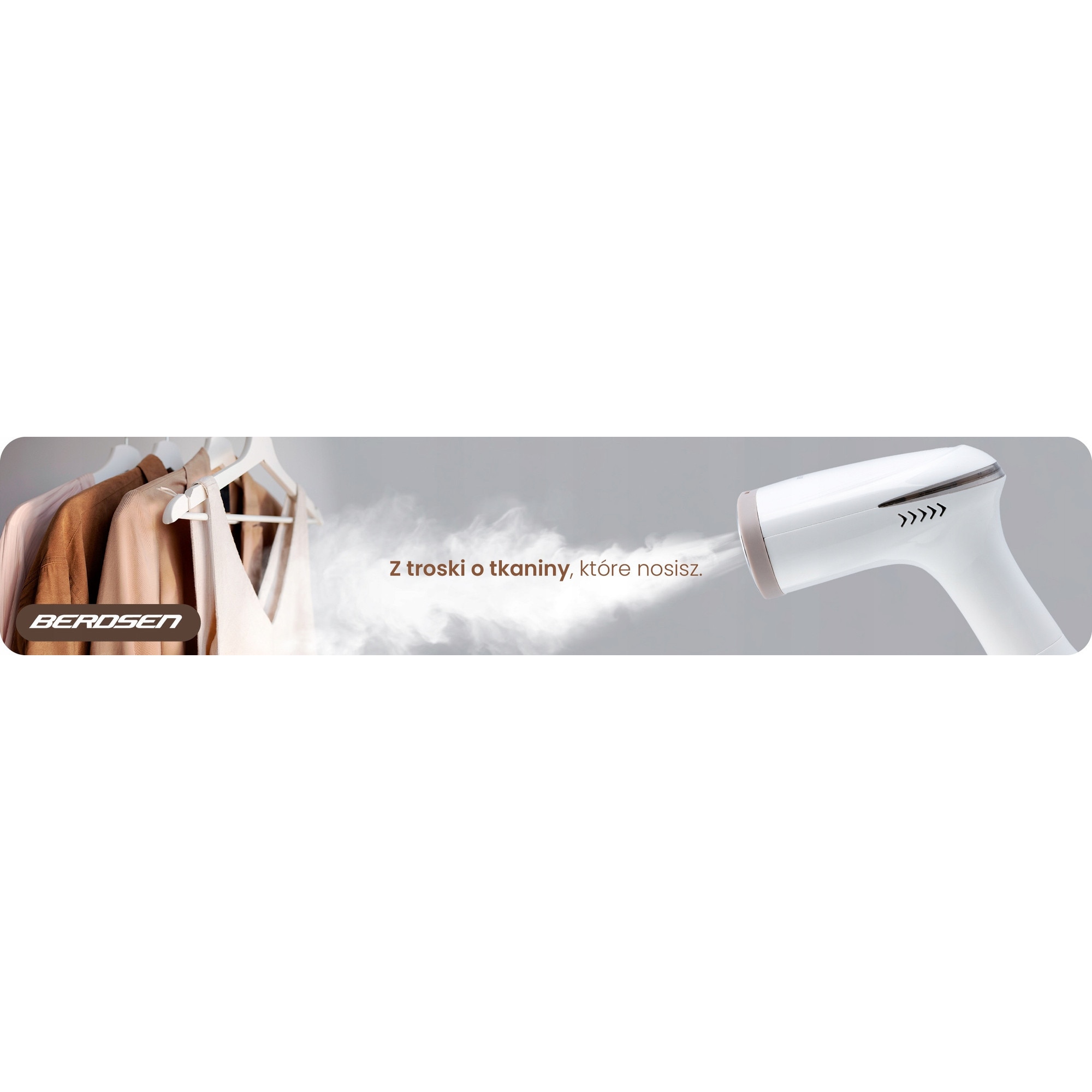 Aparat de calcat vertical Berdsen 1500W, 32g/min, 280ml, cu perie, pentru imbracaminte