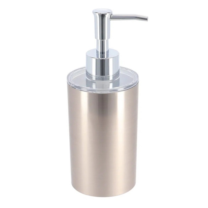 Dozator de sapun lichid Tendance metalizat, 330ml, 7.3x18.5cm