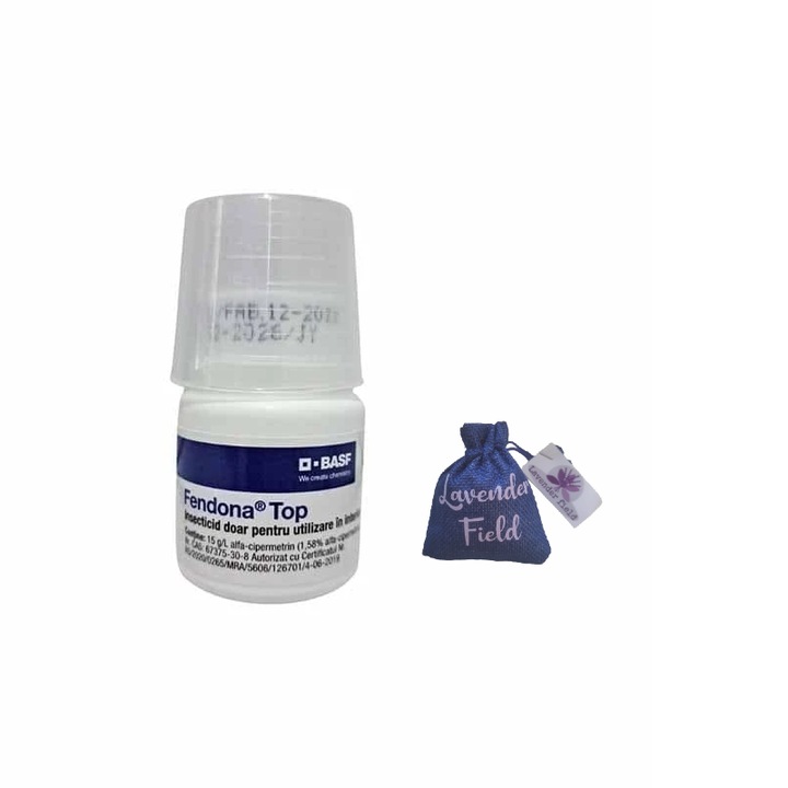 Insecticid Fendona Top 50 ml– solutie eficienta pentru adaposturi pasari, gandaci, paduchi, artropode si sac lavanda LF 10 gr
