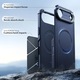Husa pentru iPhone 17 Air, Cyber Armor Kickstand, N29, Policarbonat, Blue