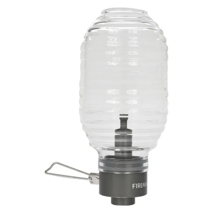 Lampa gaz, Fire-MAPLE, sticla, transparent/negru