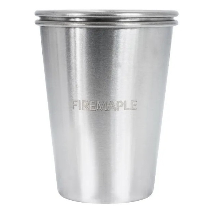 Set 2 cani FIRE-MAPLE din otel inoxidabil 350 ml, ergonomice, pentru bauturi calde si reci