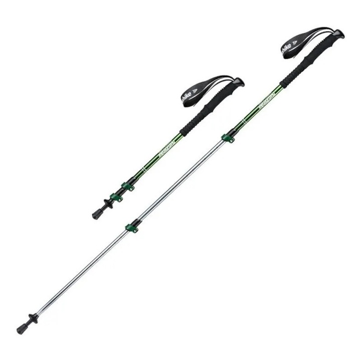 NATUREHIKE ALU 6061 NH17D001-Z túrabot, 135 cm, három szegmenses, külső zárakkal, tartozékokkal