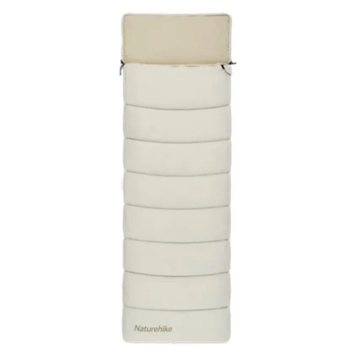 Sac de dormit Naturehike LD250 Envelope, 225x75cm, sintetic, transformabil in patura, cu husa de compresie