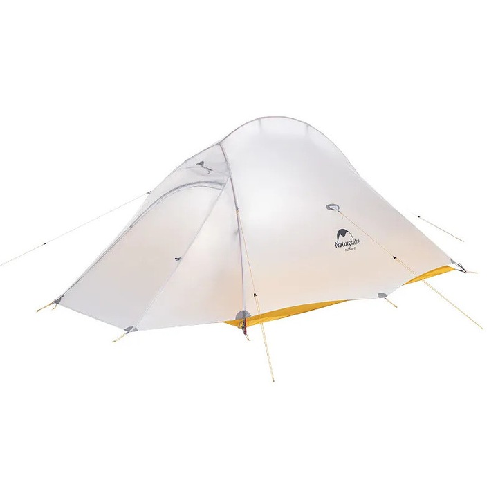 Naturehike Cloud Up 2 10D двуместна къмпинг палатка, ултралека, водоустойчива, 3000 мм, 10D, 5 опорни въжета
