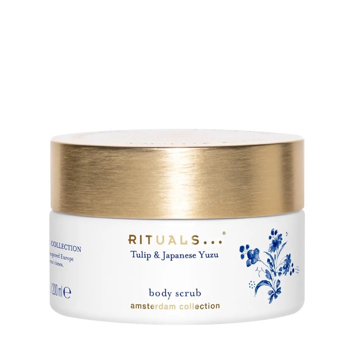 Exfoliant pentru corp Rituals Tulip & Japanese Yuzu Body Scrub, 250 ml