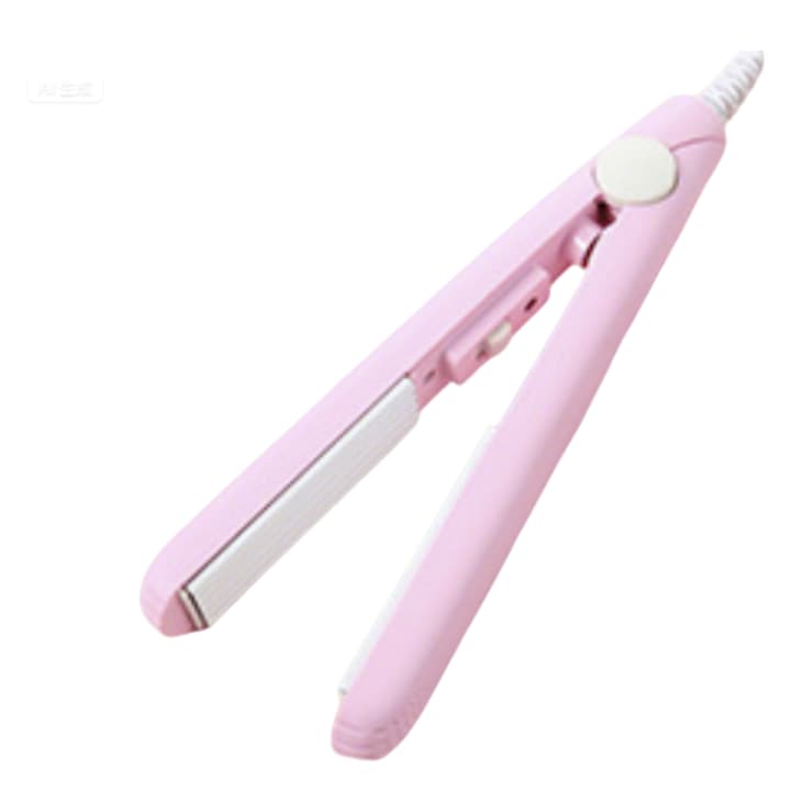 Placa de indreptat parul, mini, roz, ceramica, 160°C