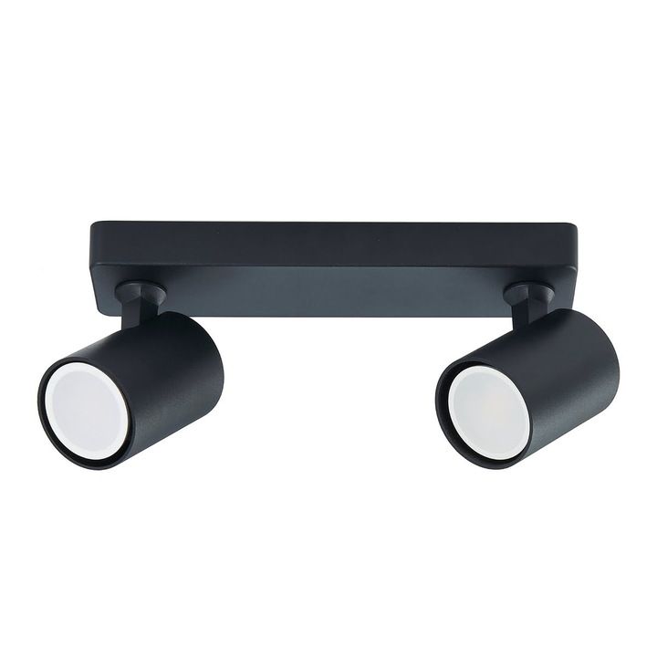 Spot Snow 2 negru 2xGU10 Light Prestige