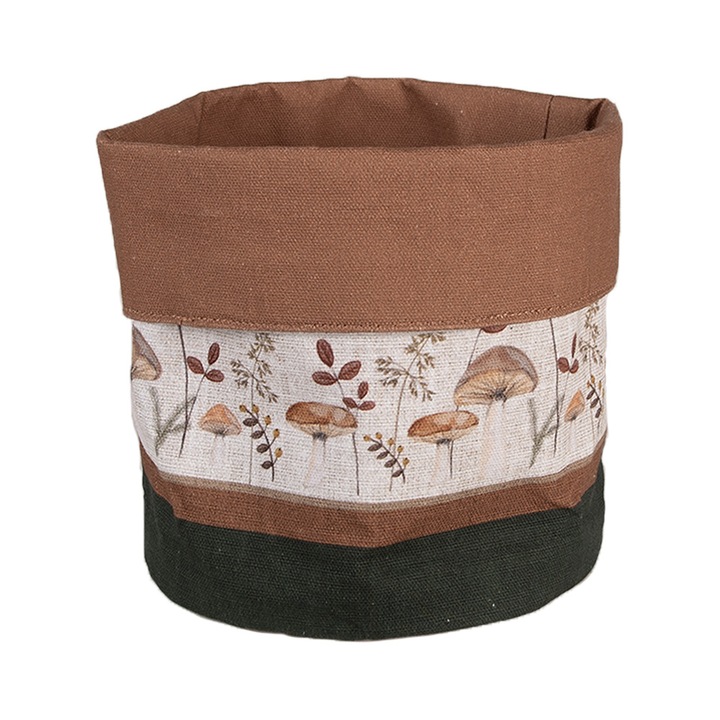 Cos textil multicolor Ciupercute Ø 15x16 cm