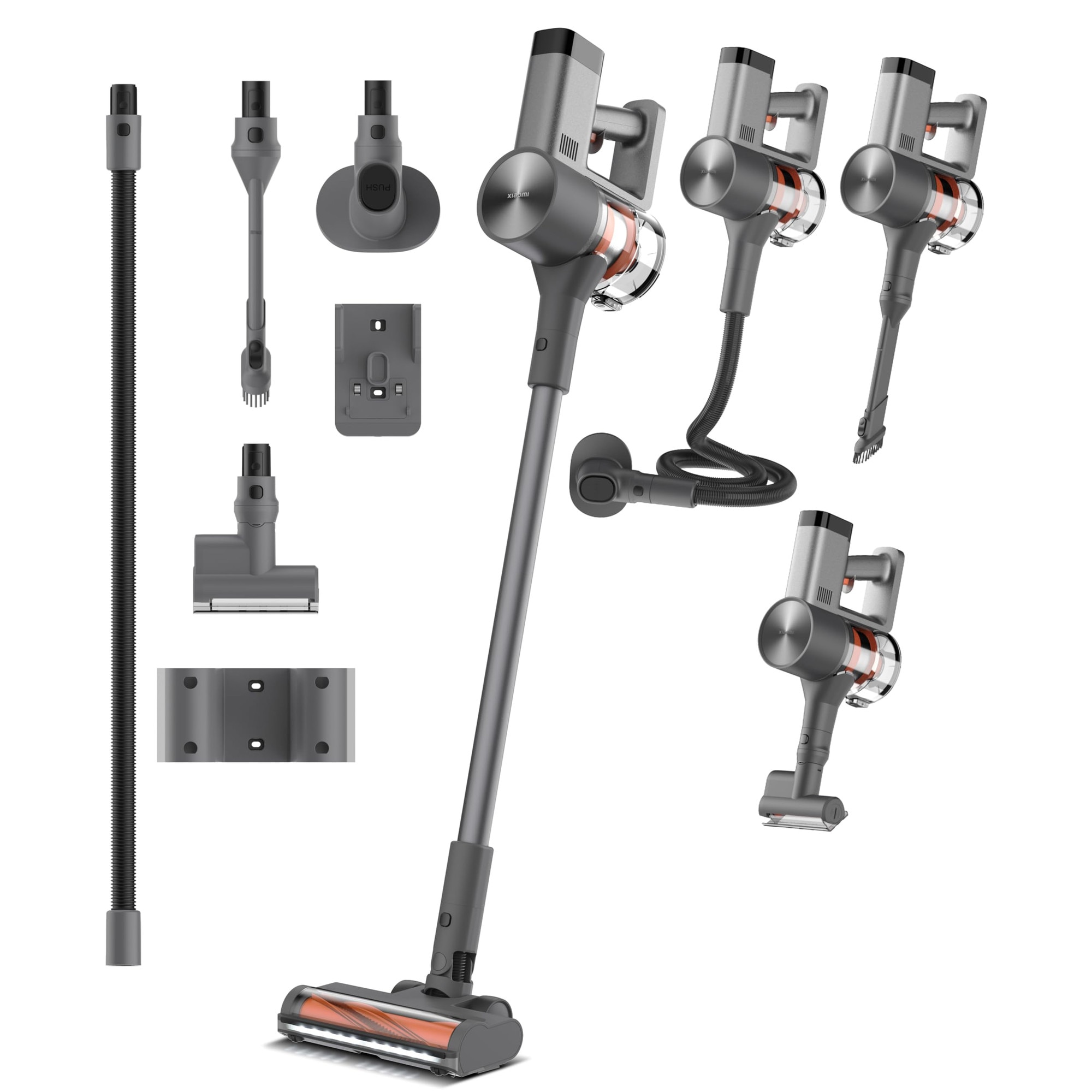 Aspirator vertical Xiaomi G20 Max, 25000Pa, tehnologie ciclonica, neagra, fara fir