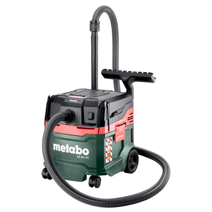 Aspirator vertical Metabo AS 20 L, umed/uscat, 20l, lungime cablu 5, 5m