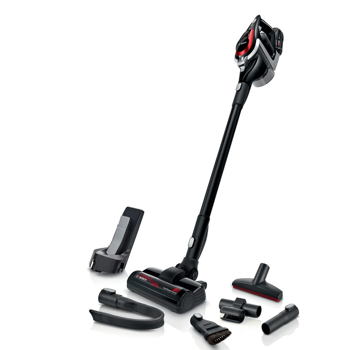 Ръчна прахосмукачка Bosch Unlimited Propower Series 8, безжична, хигиенична филтрация, черна