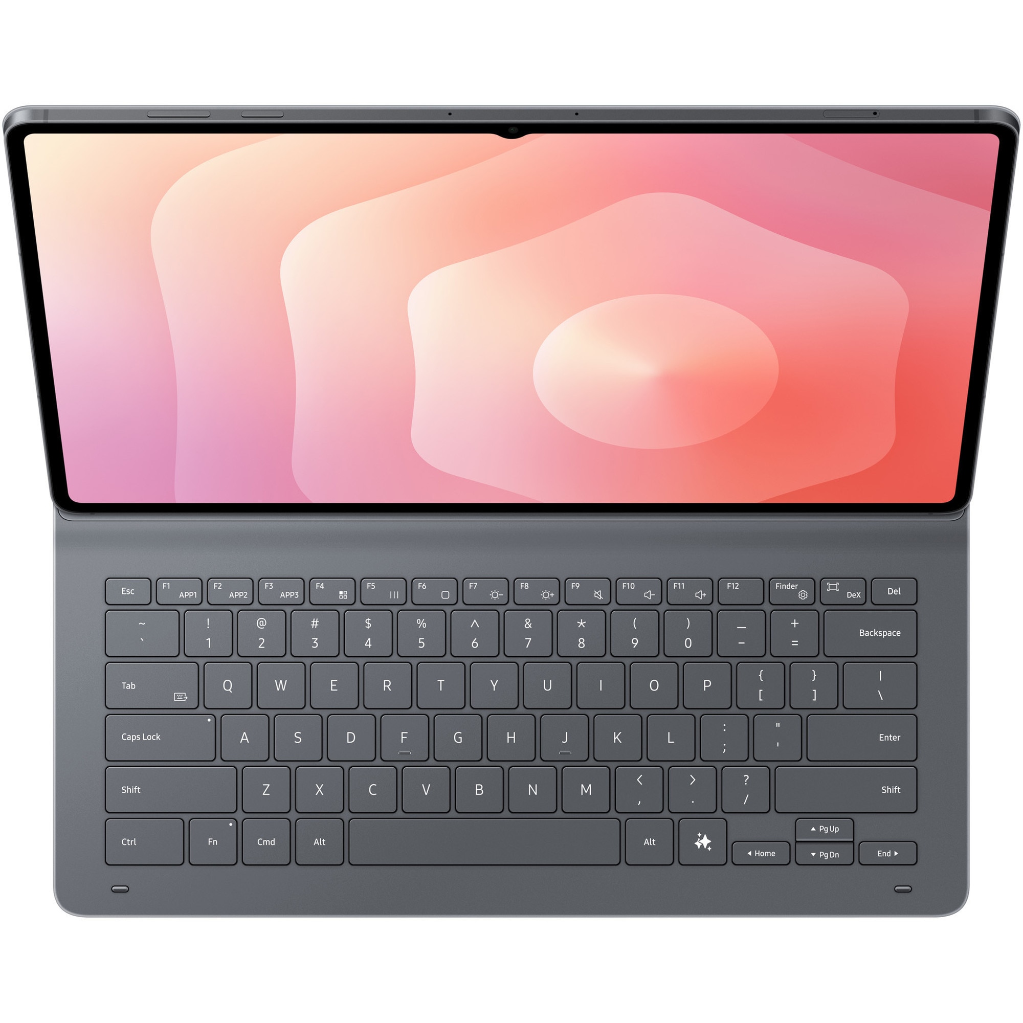 Husa de protectie Samsung pentru Galaxy Tab S11 Ultra Book Cover Keyboard Slim, Black